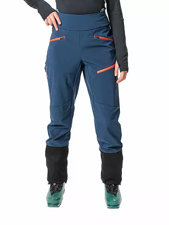 VAUDE | Damen Touren Softshellhose Monviso | dunkelblau