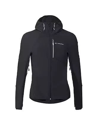 VAUDE | Damen Touren Softshelljacke Larice Hoodie | dunkelblau