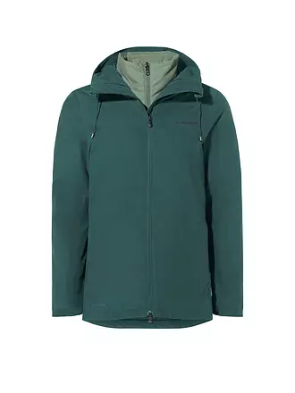 VAUDE | Damen Wanderjacke Mineo 3in1 Hoodie | dunkelgrün