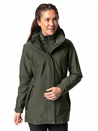 VAUDE | Damen Winterparka 3in1 Hoodie | olive