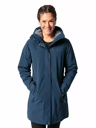 VAUDE | Damen Winterparka Skomer II Wool | dunkelblau