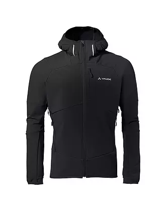 VAUDE | Herren Softshelljacke Larice  Hoodie | schwarz