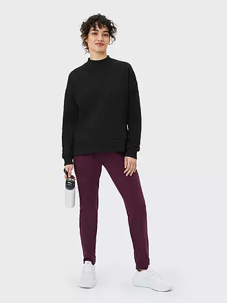 VENICE BEACH | Damen Fitnesssweater Aislinn | schwarz
