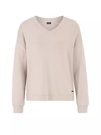 VENICE BEACH | Damen Fitnesssweater Maliyah | creme