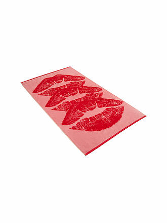 VOSSEN | Badetuch Xoxo 100x180cm | rot