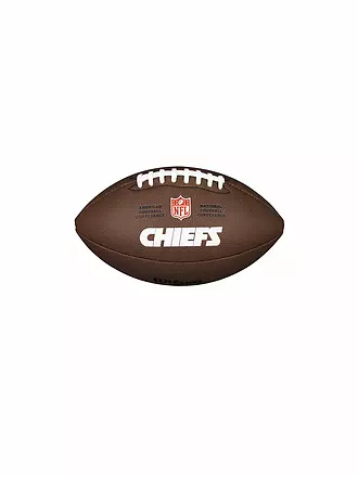 WILSON | American Football NFL Lizenzball Kansas City Chiefs | braun