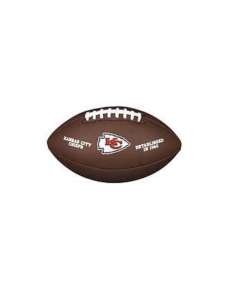 WILSON | American Football NFL Lizenzball Kansas City Chiefs | braun
