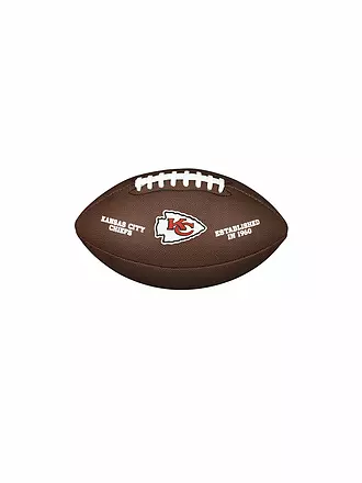 WILSON | American Football NFL Lizenzball Kansas City Chiefs | braun
