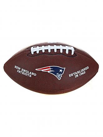 WILSON | American Football NFL Lizenzball New England Patriots | braun