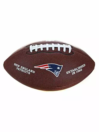 WILSON | American Football NFL Lizenzball New England Patriots | braun