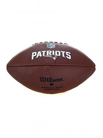 WILSON | American Football NFL Lizenzball New England Patriots | braun
