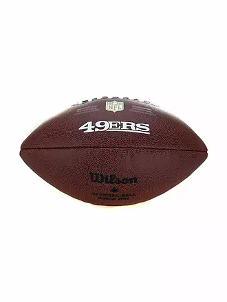 WILSON | American Football NFL Lizenzball San Francisco 49ers | braun