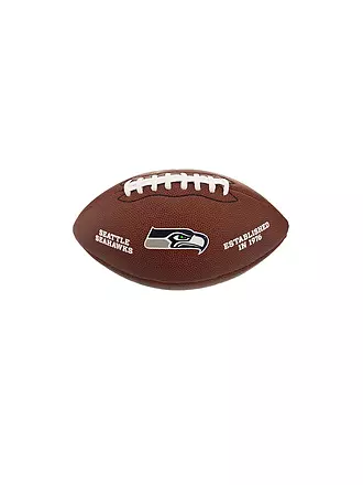 WILSON | American Football NFL Lizenzball Seattle Seahawks | braun