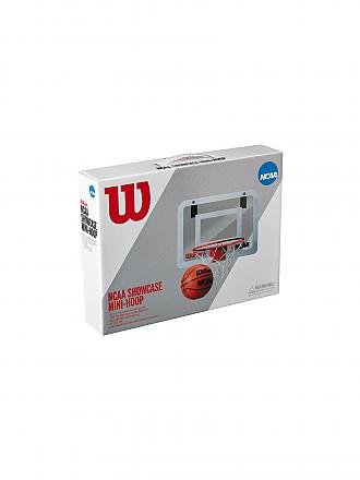 WILSON | Basketballkorb-Set NCAA Showcase Mini Hoop | weiss