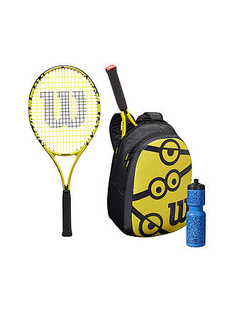 WILSON | Kinder Tennisschläger-Set Minions 25 | gelb
