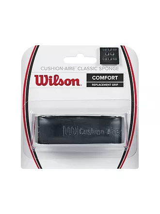 WILSON | Tennisbasisgriffband Cushion Aire Classic Sponge | schwarz
