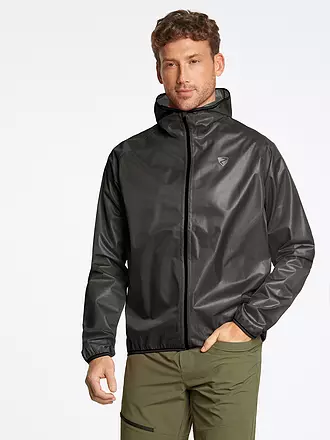 ZIENER | Herren Rad Regenjacke Natius | schwarz