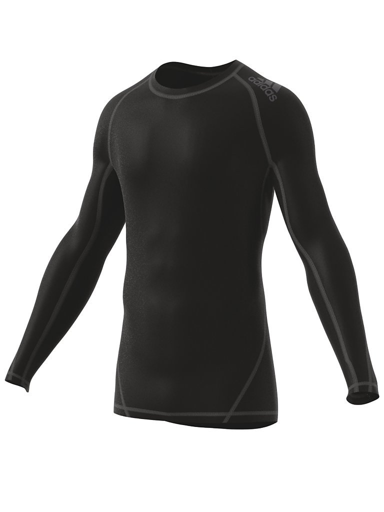 ADIDAS Herren Fitness-Shirt AlphaSkin schwarz | L