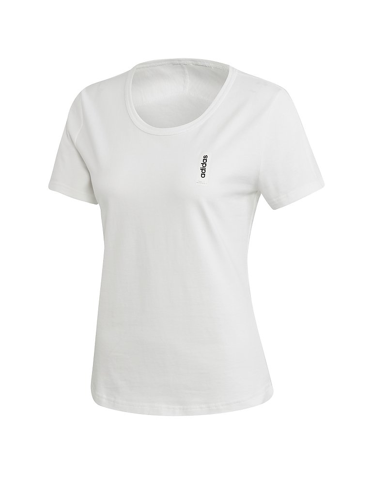 ADIDAS Damen T-Shirt Brilliant Basics weiß | XS