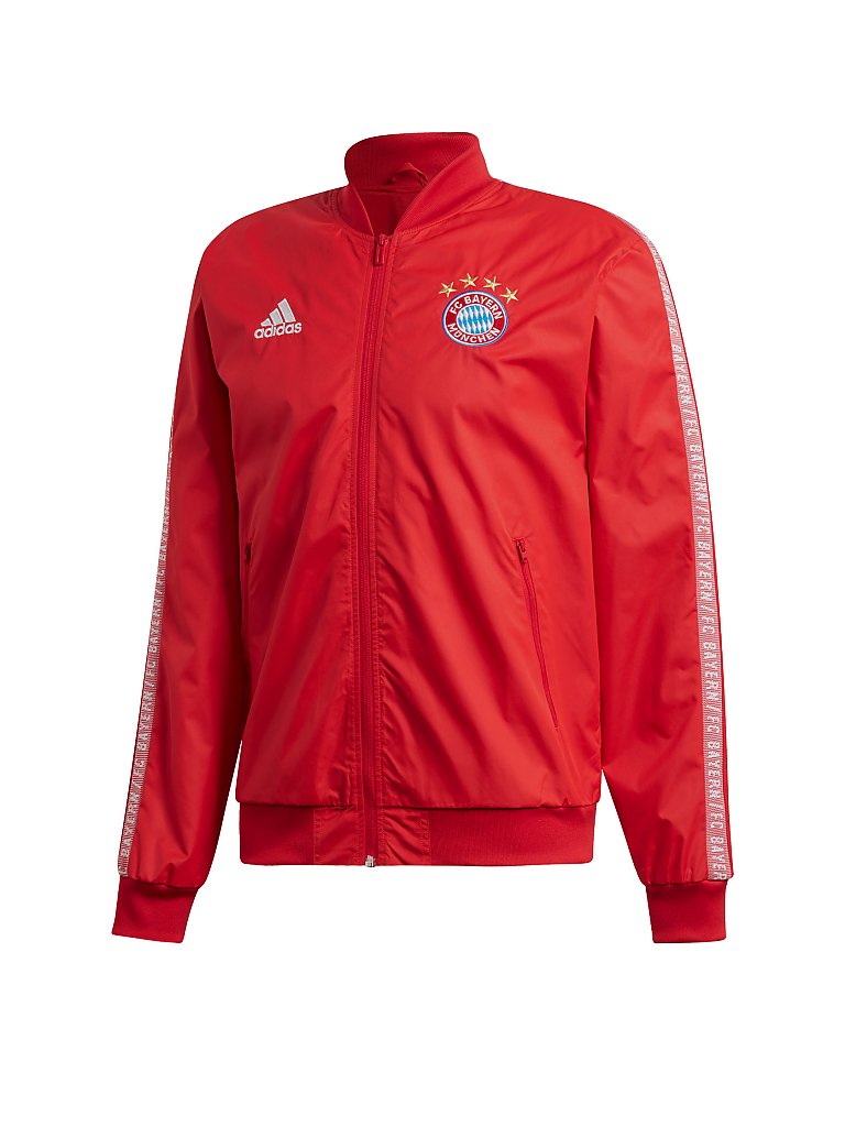 ADIDAS Herren Fußballjacke FC Bayern München rot | L