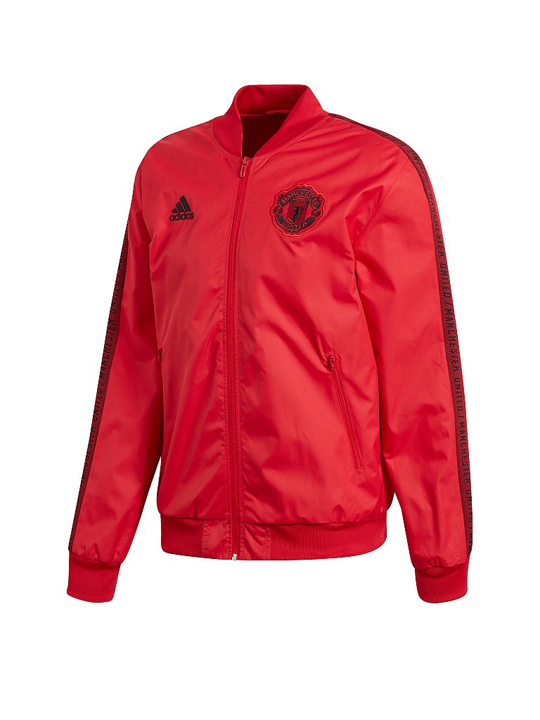 ADIDAS Herren Fußballjacke Manchester United rot | L