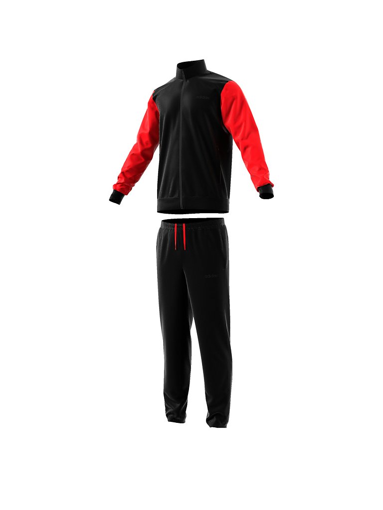 ADIDAS Herren Trainingsanzug Linear Tricot schwarz | S
