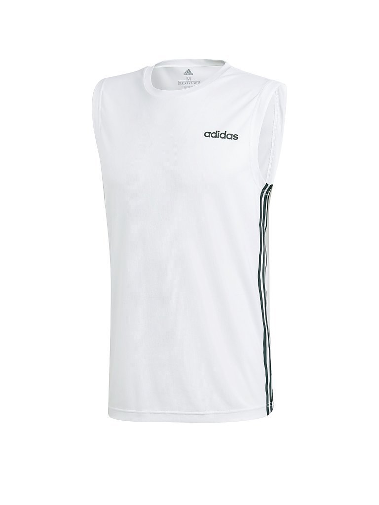 ADIDAS Herren Fitness-Tank D2M weiß | S