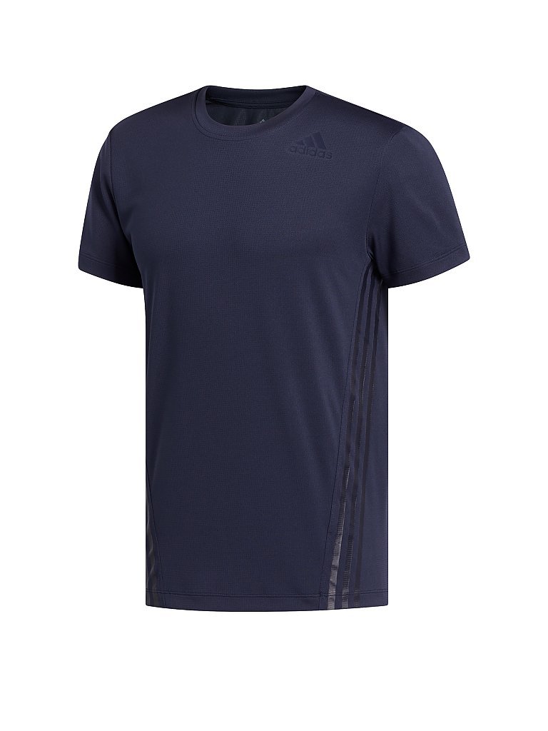 ADIDAS Herren T-Shirt Aeroready 3-Steifen blau | M