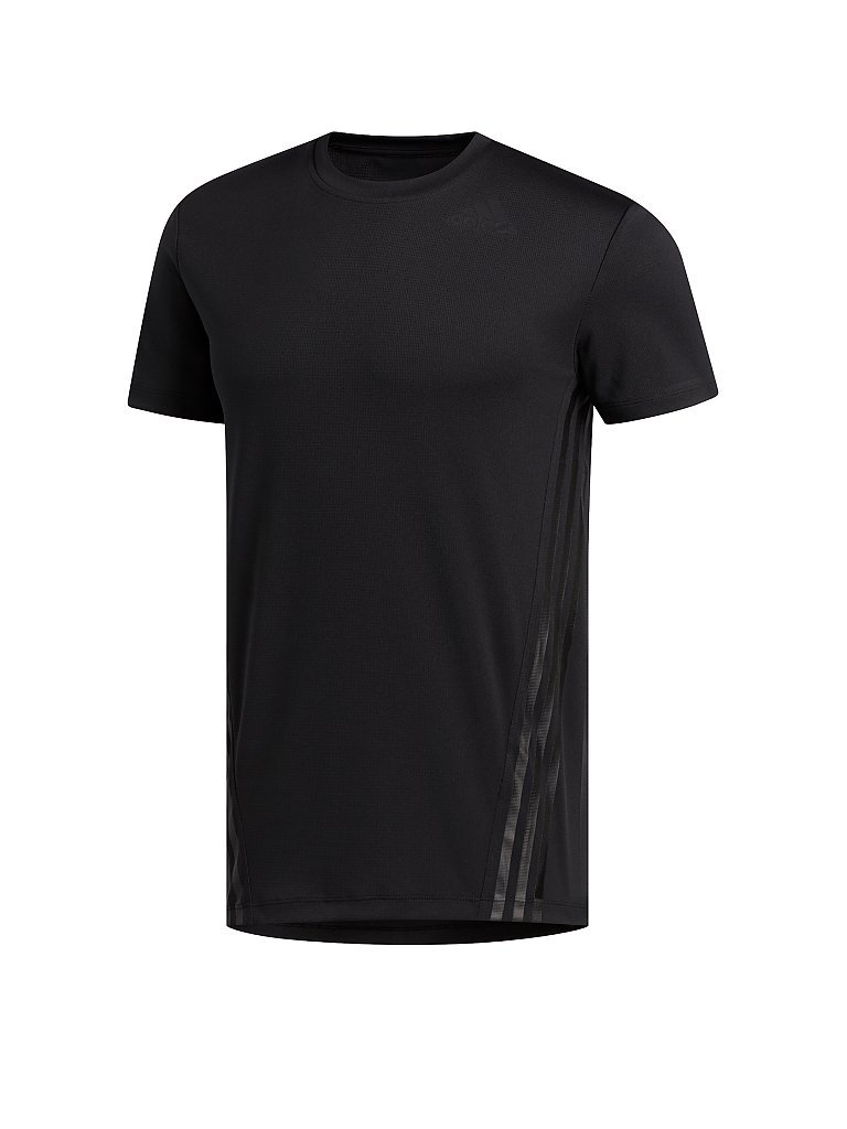 ADIDAS Herren Fitnessshirt Aeroready 3 -Streifen schwarz | S