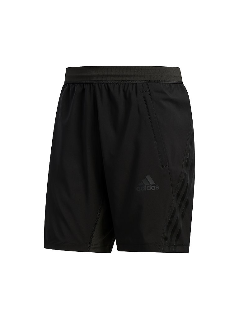 ADIDAS Herren Fitness-Short AEROREADY 3-Streifen schwarz | S