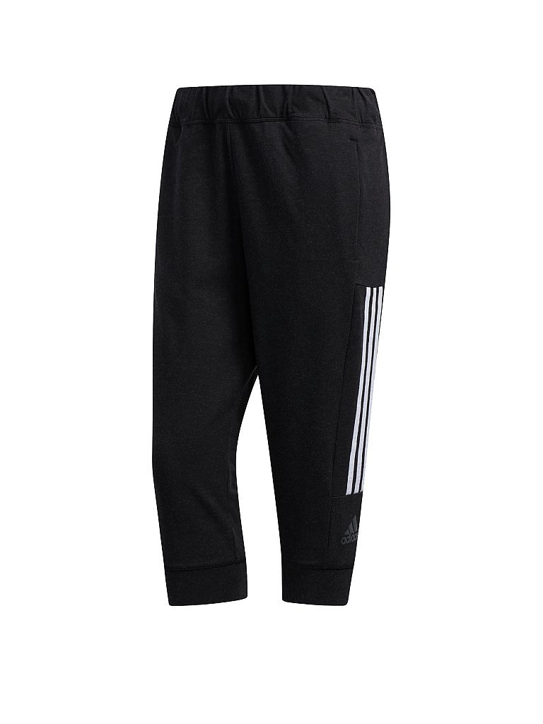 ADIDAS Damen Hose 3/4 3S Knit schwarz | S