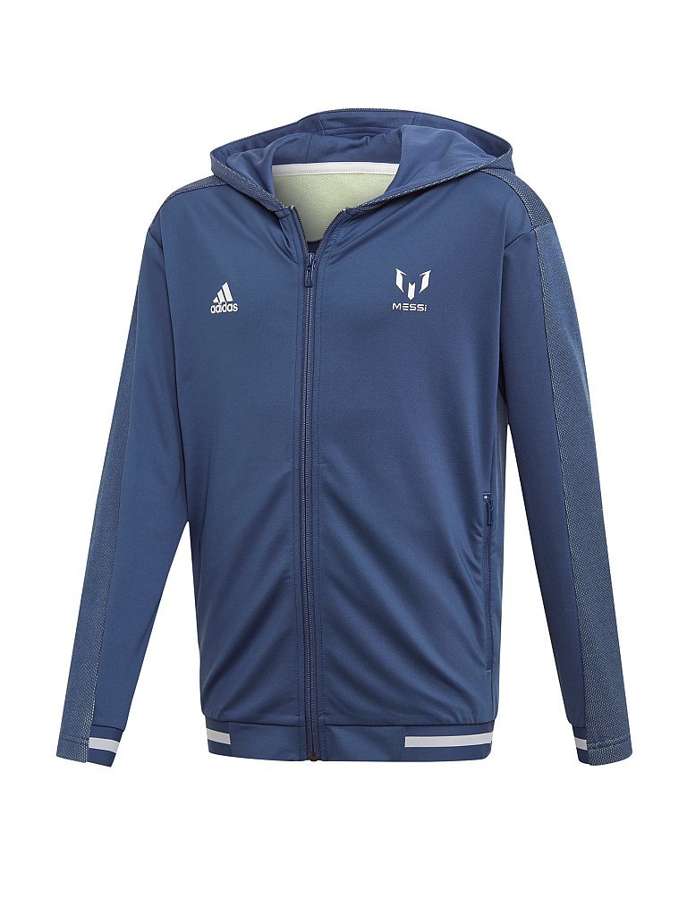ADIDAS Kinder Kapuzenjacke Messi blau | 110