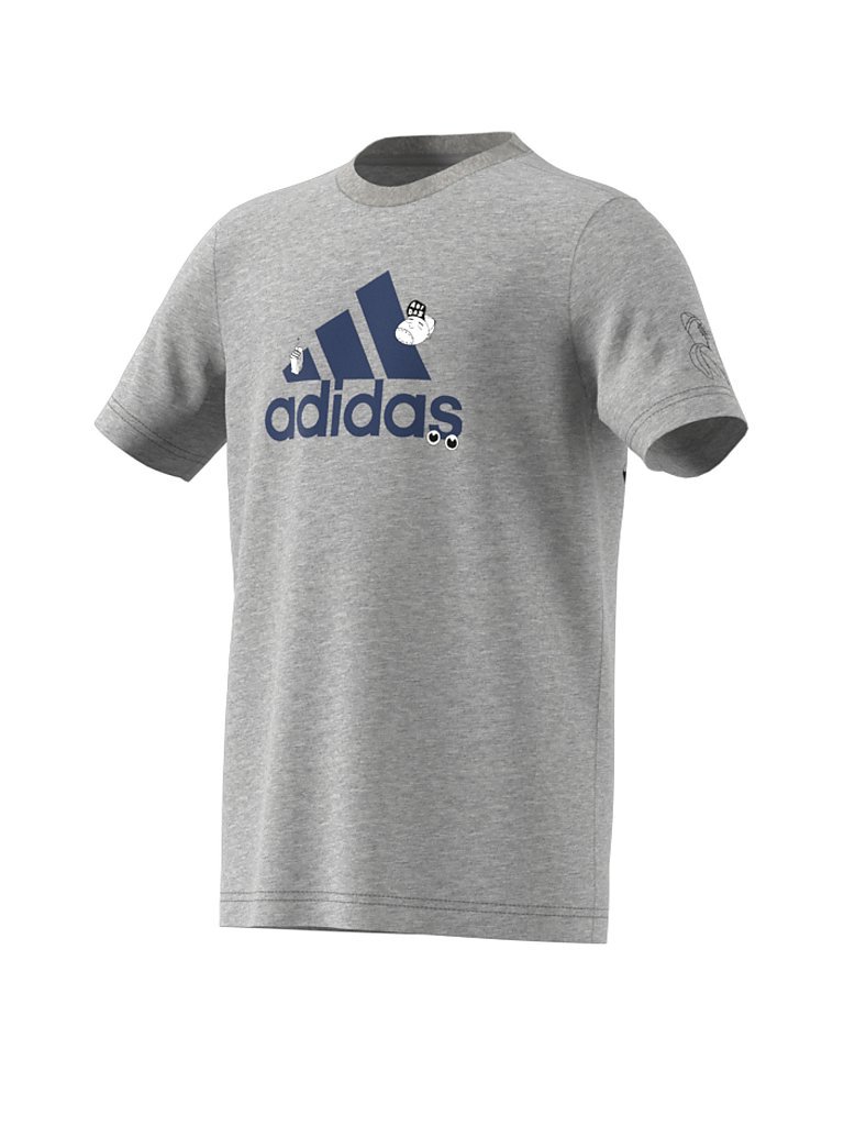ADIDAS Kinder T-Shirt Collegiate grau | 152