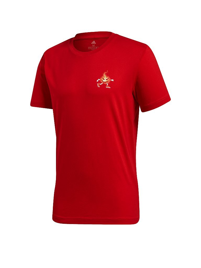 ADIDAS Herren T-Shirt 8-BIT Plarform rot | S