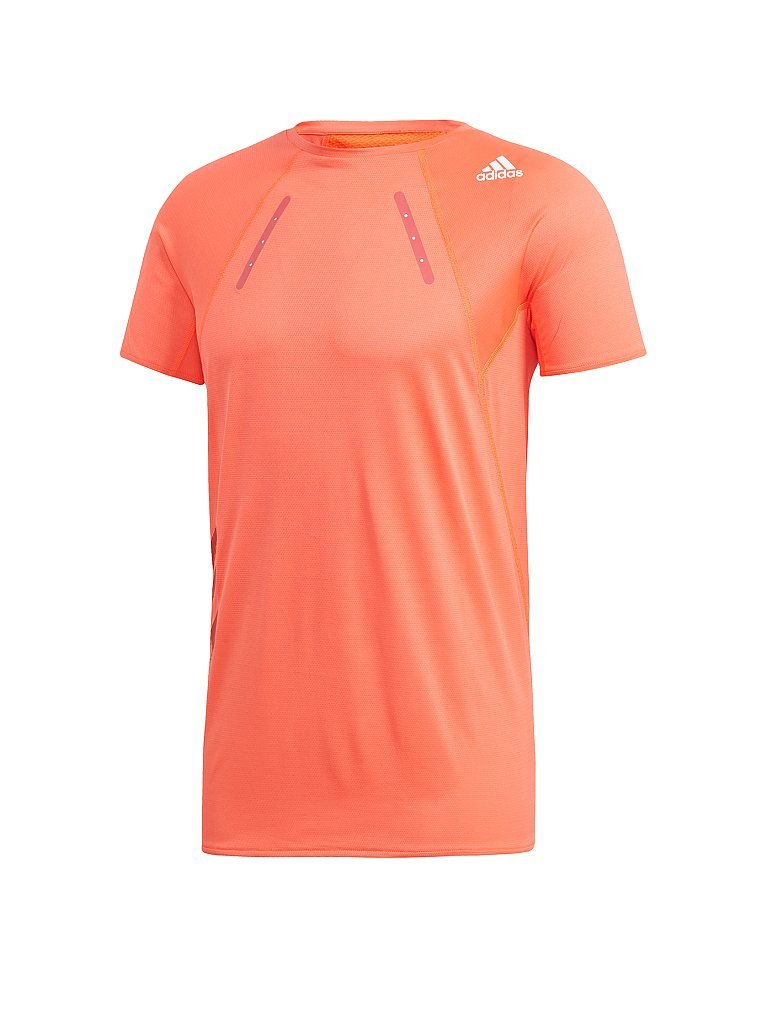ADIDAS Herren Laufshirt HEAT.RDY rot | M