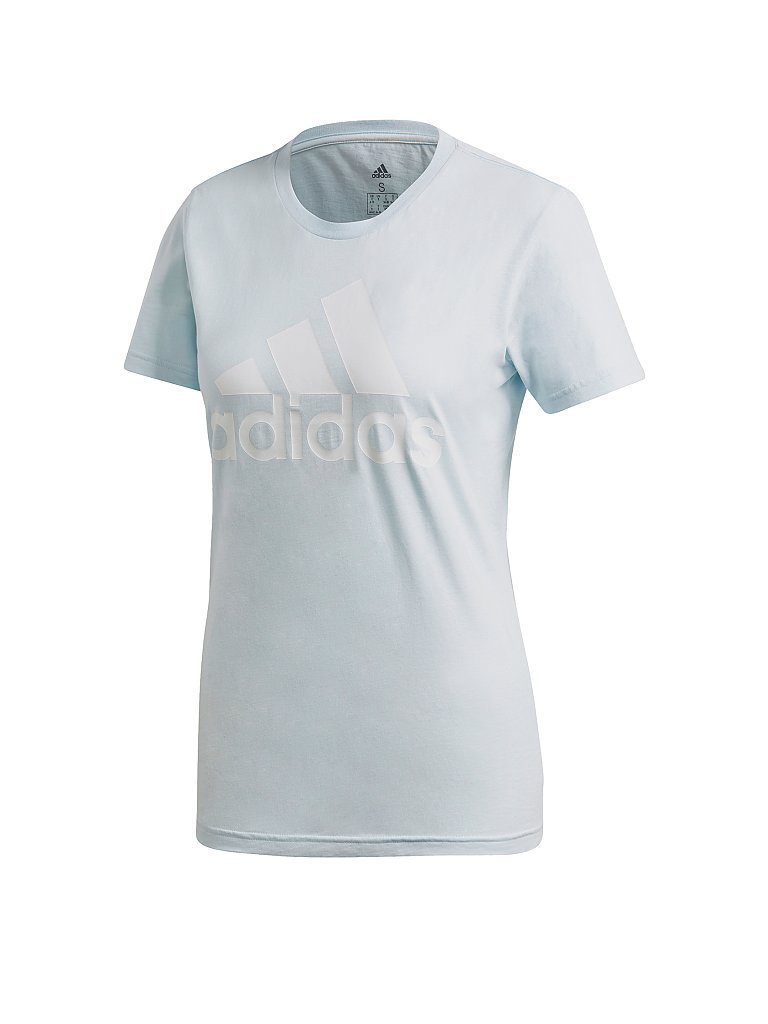 ADIDAS Damen T-Shirt Must Haves Badge of Sport blau | XS