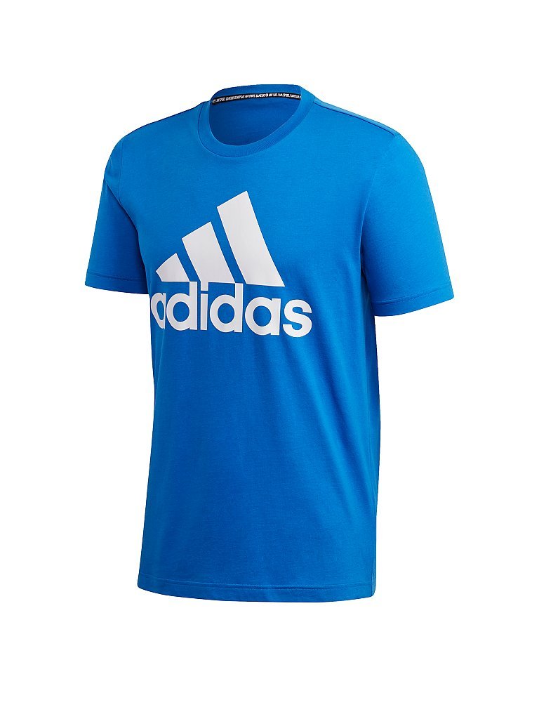 ADIDAS Herren T-Shirt Must Haves Badge of Sport blau | S