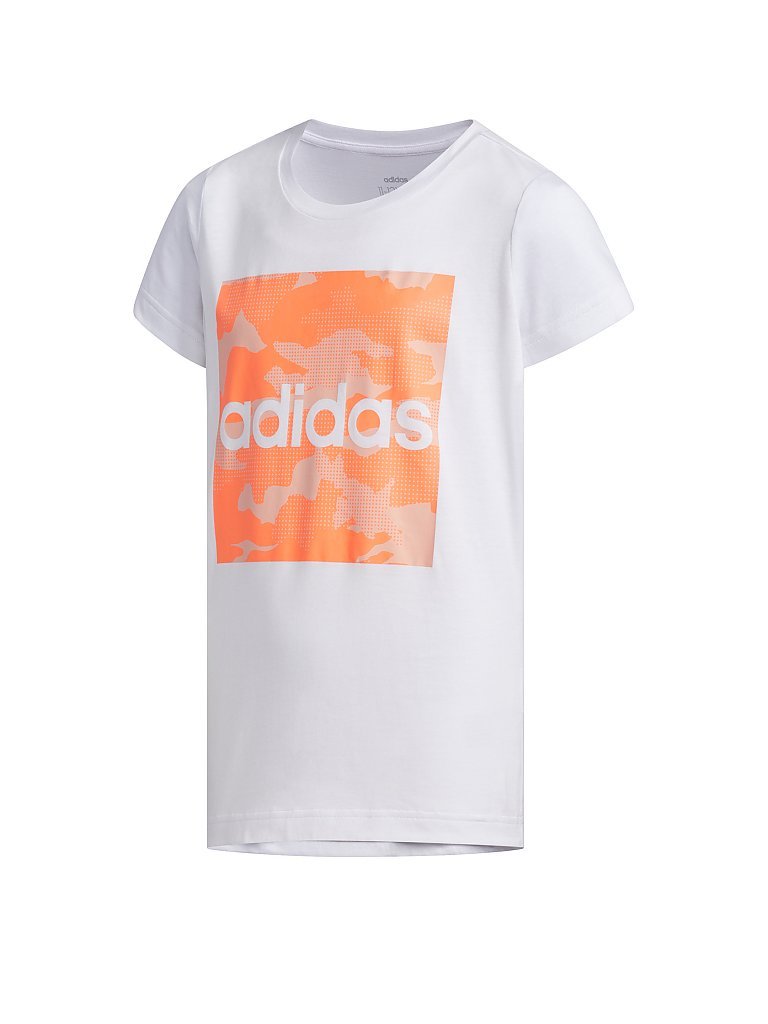 ADIDAS Mädchen T-Shirt Camouflage weiß | 164