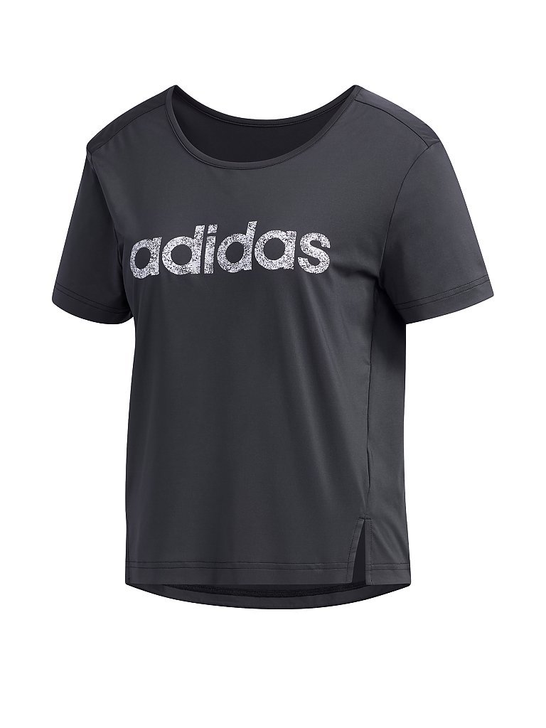 ADIDAS Damen T-Shirt Logo schwarz | XS