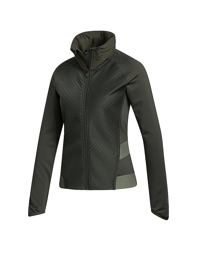 ADIDAS Damen Fitnessjacke COLD.RDY olive | XS