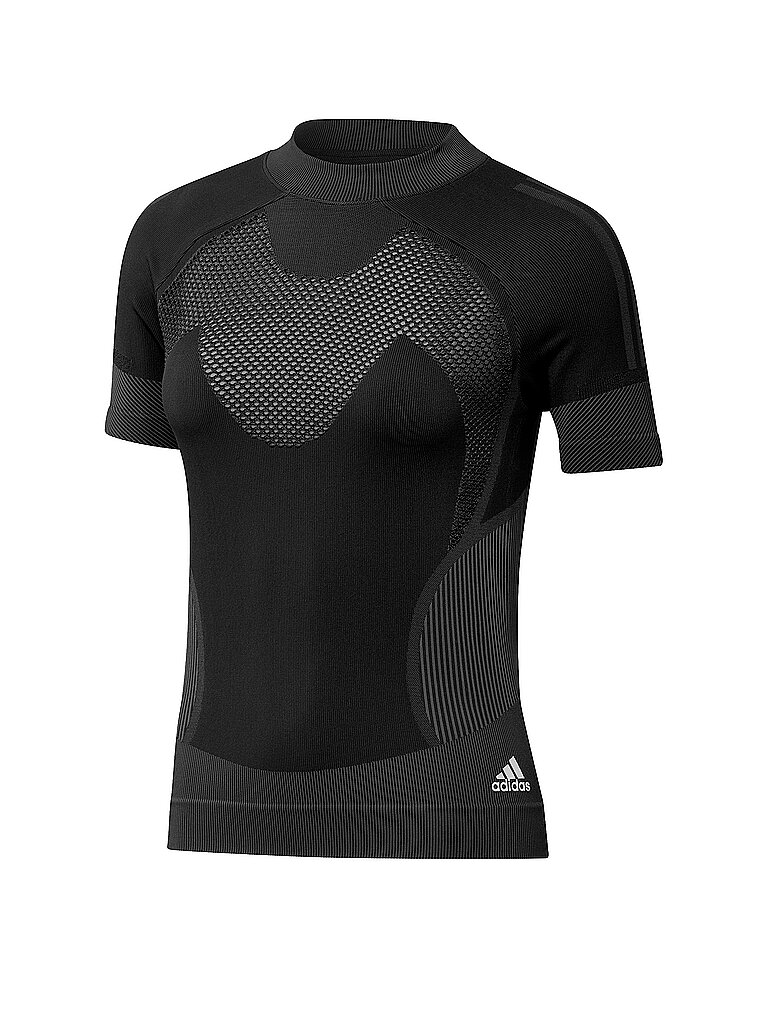 ADIDAS Damen Laufshirt Primeknit schwarz | S