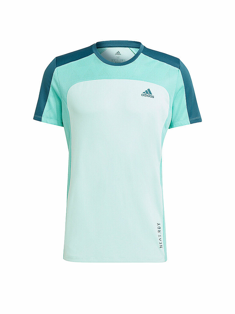 ADIDAS Herren Laufshirt HEAT.RDY blau | S