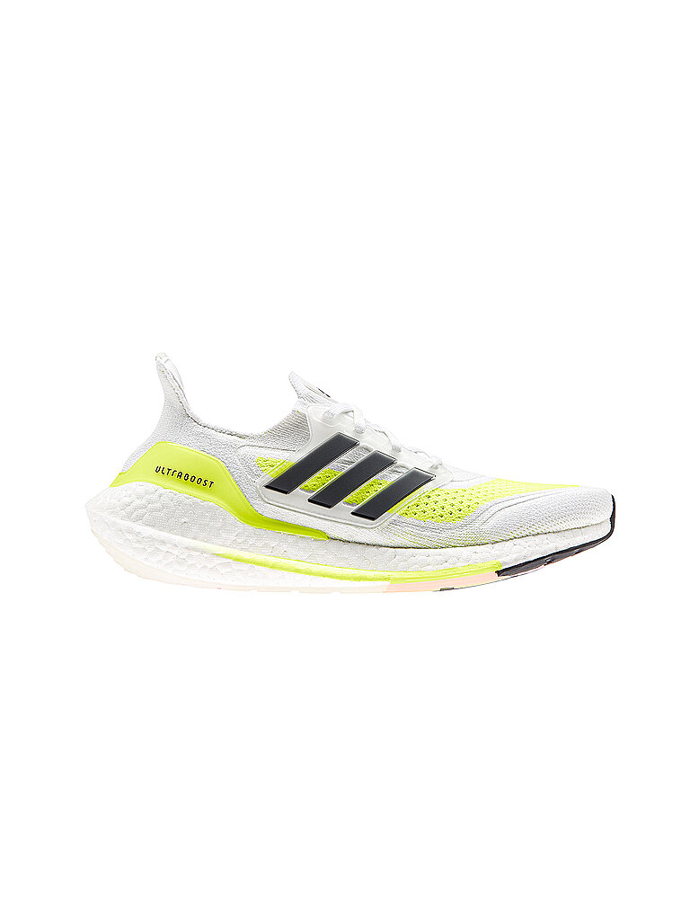 ADIDAS Damen Laufschuhe Ultraboost 21 Cloud White / Core Black / Solar Yellow weiß | 38