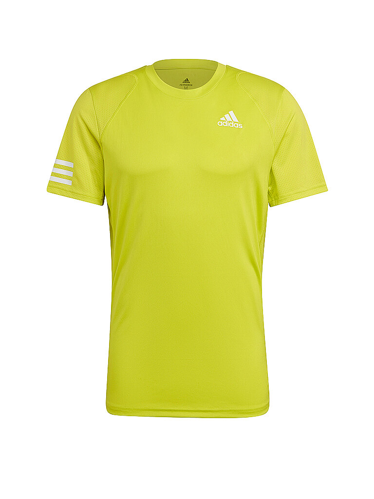 ADIDAS Herren Tennisshirt 3-Streifen Club gelb | S