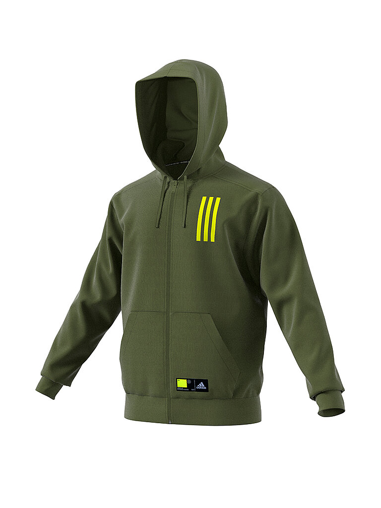 ADIDAS Herren Kapuzenjacke Performance olive | S