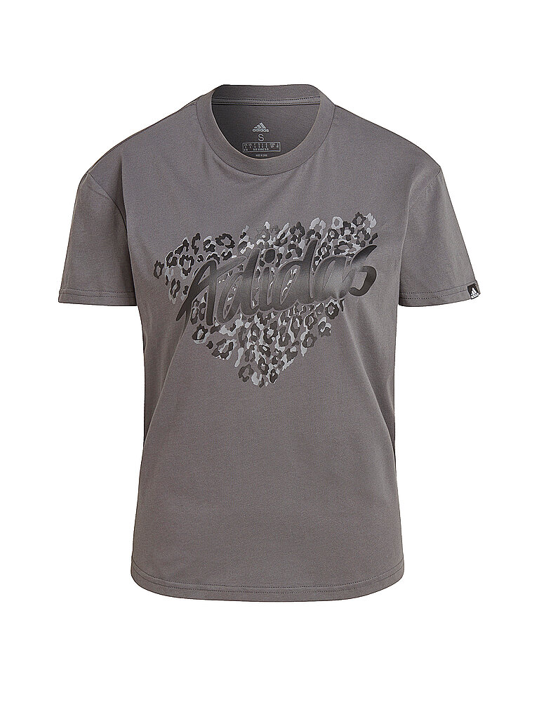 ADIDAS Damen T-Shirt Leo grau | XS