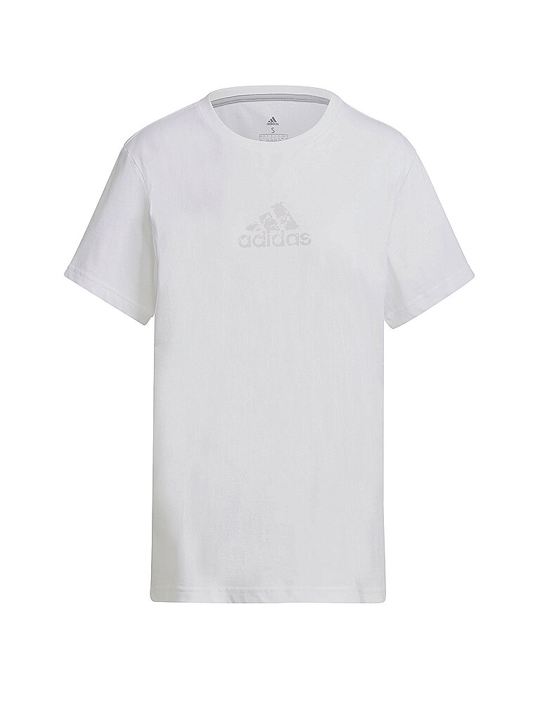 ADIDAS Damen T-Shirt Brand Icons weiß | XS