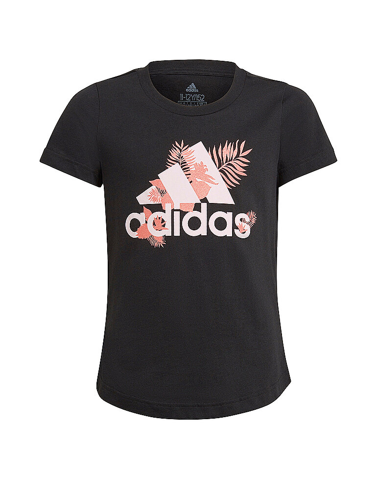 ADIDAS Mädchen T-Shirt Tropical schwarz | 116