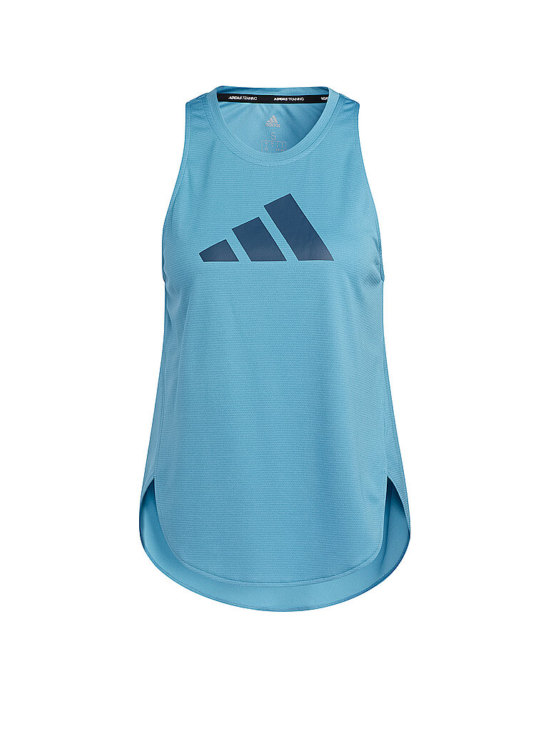 ADIDAS Damen Fitnesstank Badge of Sport Aeroready blau | XS