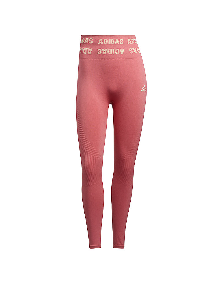 ADIDAS Damen Fitnesstight Aeroknit High-rise 7/8 rosa | XS